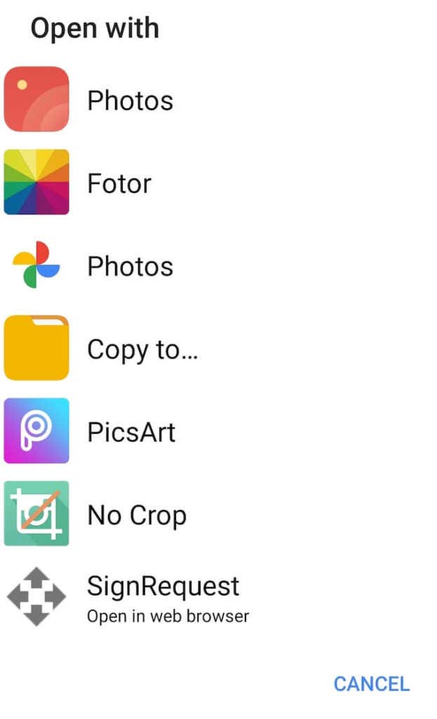 09_drive_open-with-menu_mobile - Online Tech Tips How to Use Application Launcher on Your Smartphone image 3 - 09_drive_open-with-menu_mobile