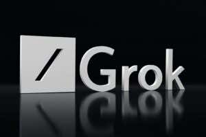 3D rendering of the Grok logo - 3D-rendering-of-Grok-logo