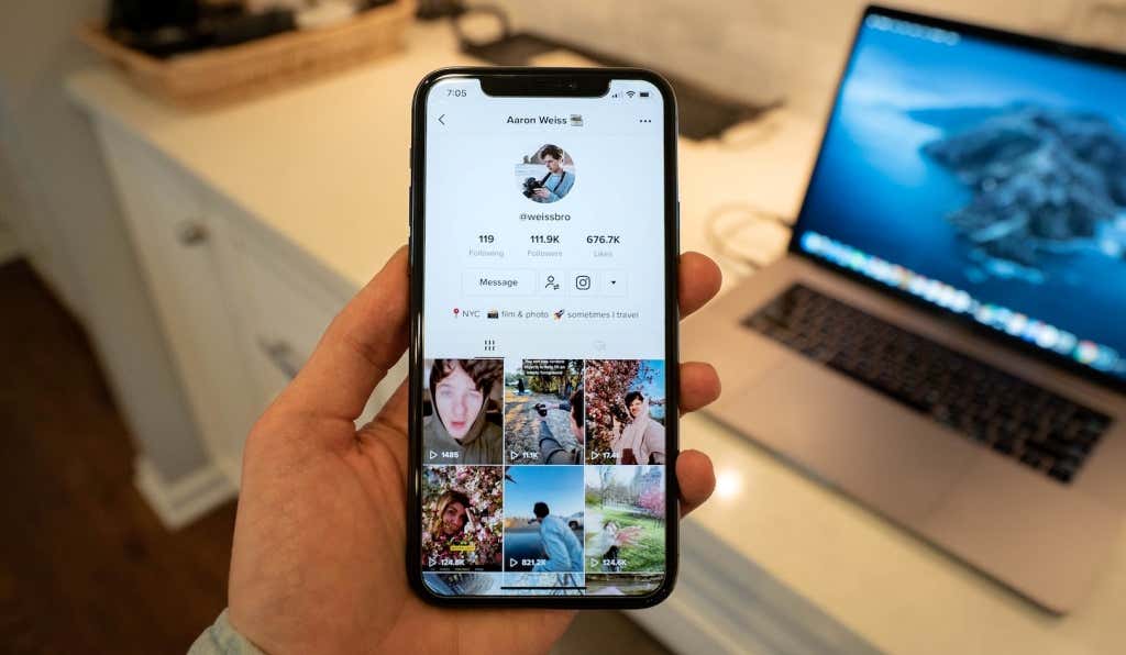 can-you-see-who-views-your-tiktoks - Online Tech Tips TikTok profile page - can-you-see-who-views-your-tiktoks