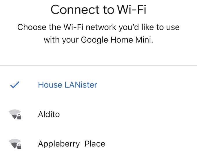 choose_wifi - Online Tech Tips How to Set Up Google Home image 8 - choose_wifi