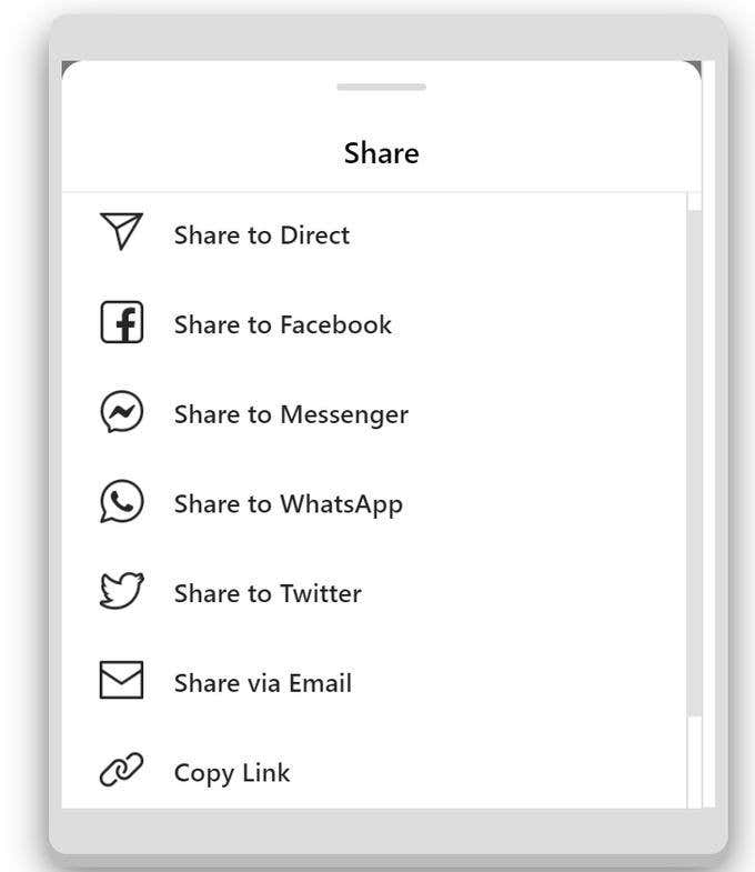 click share - Online Tech Tips Sharing Instagram Posts On Other Platforms image 2 - click share