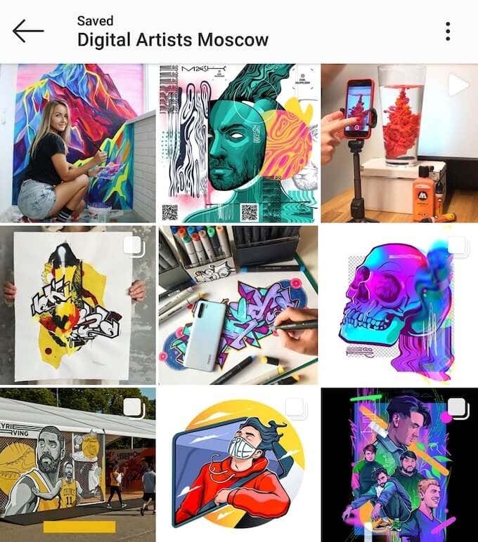 digital-artists_collection - Online Tech Tips Get Creative With Instagram Collections image 2 - digital-artists_collection