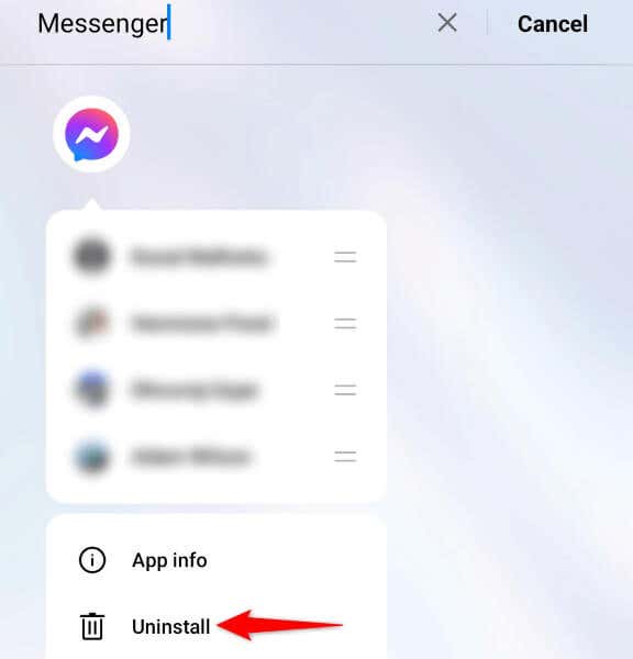 Uninstall and Reinstall Messenger on Your Phone image - facebook-messenger-notification-wont-go-away-8-ways-to-fix-it-10-compressed
