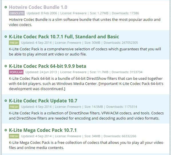  - free codecs