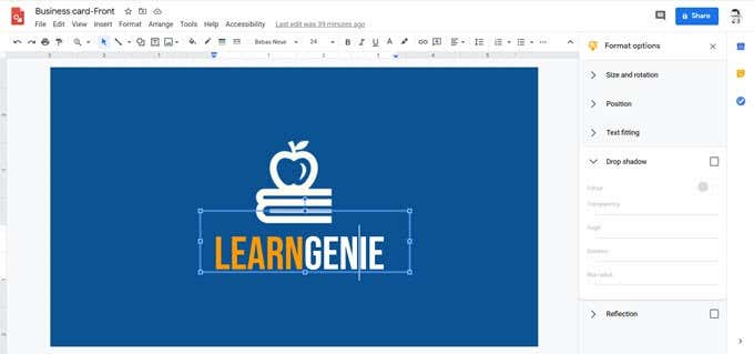 Google-Drawings-Format-Options - Online Tech Tips Make a Business Card From a New Document image 6 - Google-Drawings-Format-Options