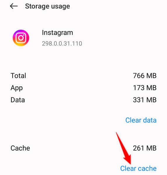 instagram-links-not-working-how-to-fix-the-issue-3-compressed - Online Tech Tips Clear cache in the instagram app - instagram-links-not-working-how-to-fix-the-issue-3-compressed