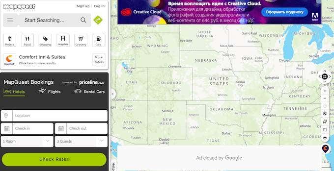 mapquest_screenshot - Online Tech Tips MapQuest image - mapquest_screenshot