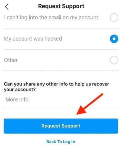 request-support - Online Tech Tips How To Recover A Hacked Instagram Account image 10 - request-support