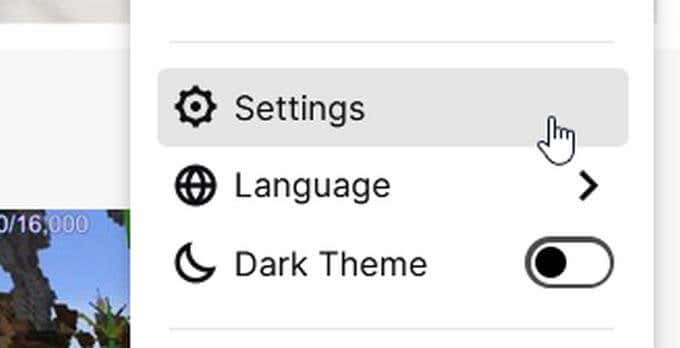 How to Change Your Twitch Name image 2 - settings