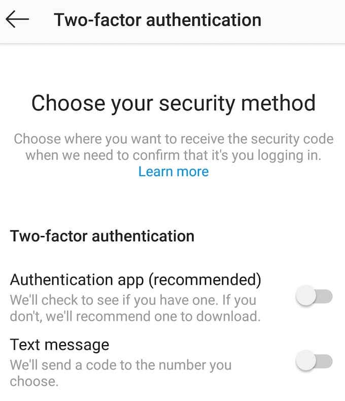 two-factor-authentication - Online Tech Tips How To Secure Your Instagram Account image 2 - two-factor-authentication