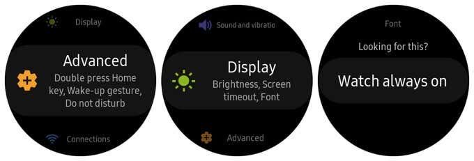 watch-always-on - Online Tech Tips Extending Samsung Gear S3 Battery Life image 4 - watch-always-on