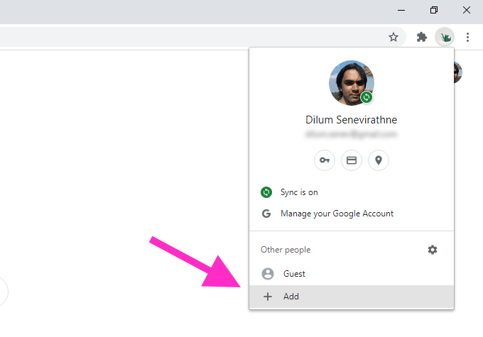 06-Add-Profile - Online Tech Tips Add Google Account to a New Profile image - 06-Add-Profile