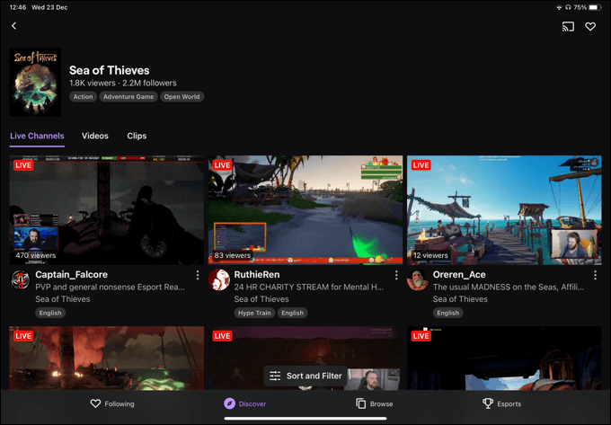 10-Twitch-Streaming-iPad - Online Tech Tips Try Another Web Browser (or the Twitch App) image - 10-Twitch-Streaming-iPad