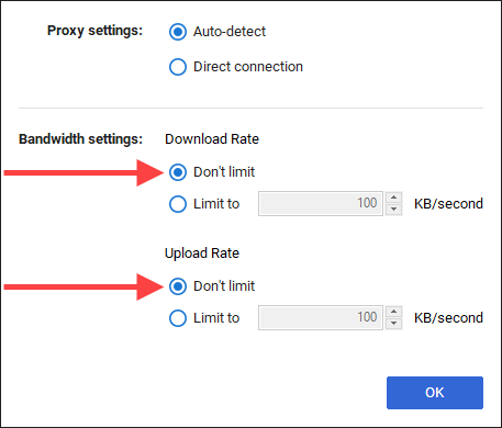 10-Upload-and-Download-Rate - Online Tech Tips Check Bandwidth Settings image 2 - 10-Upload-and-Download-Rate