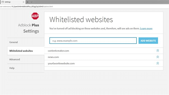 Adblock-Plus-whitelisting - Online Tech Tips Adblock Plus image 2 - Adblock-Plus-whitelisting