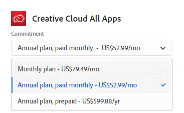 The Full Adobe Creative Cloud Package - 20+ Apps For .99/month image 2 - adobe-creative-cloud-pricing