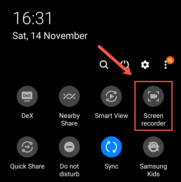 Android-10-Screen-Record-Button - Online Tech Tips Save Full Screen Snapchat Videos and Stories image - Android-10-Screen-Record-Button