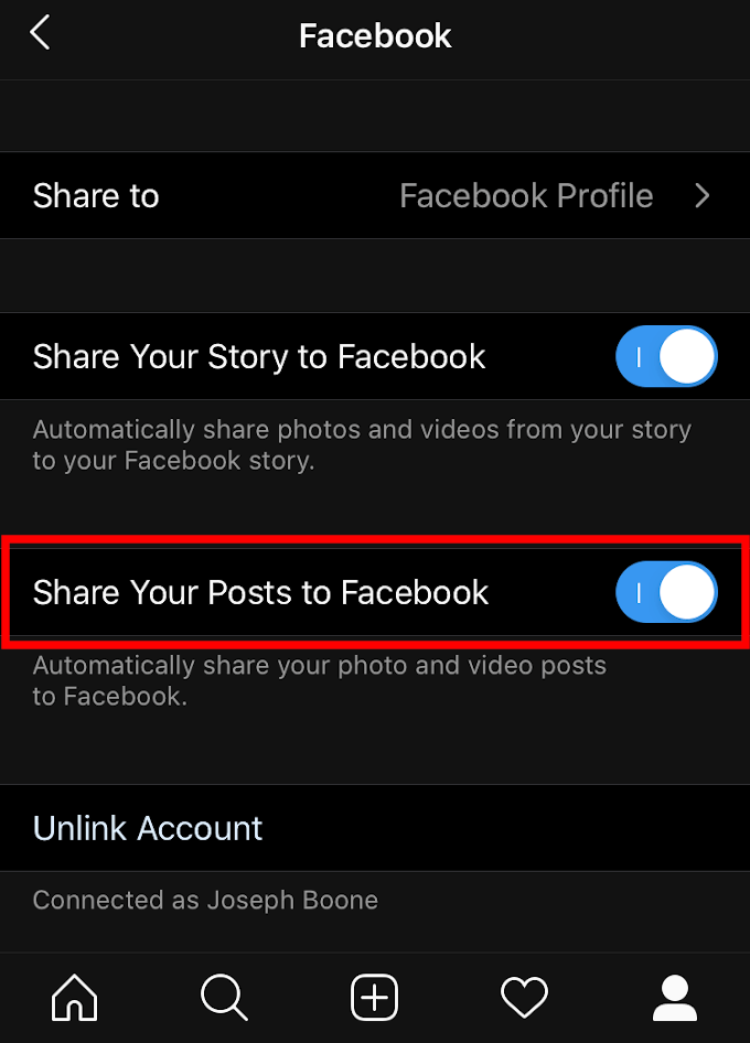 Automatic-Share - Online Tech Tips Link Instagram to Facebook image 9 - Automatic-Share