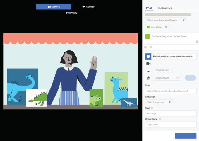 camera-or-connect - Online Tech Tips Livestream on Facebook’s Creator Studio image 3 - camera-or-connect