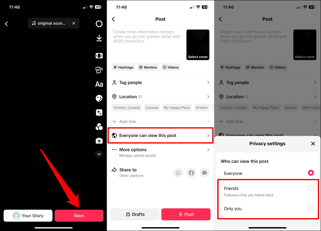 choose-who-can-view-your-tiktok-story - Online Tech Tips TikTok story privacy options - choose-who-can-view-your-tiktok-story