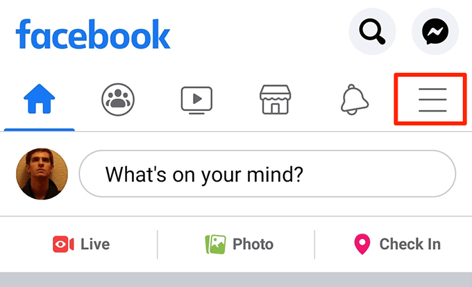 fb-app-menu - Online Tech Tips Log Out Of Facebook Messenger Using The Facebook App (iOS & Android) image - fb-app-menu