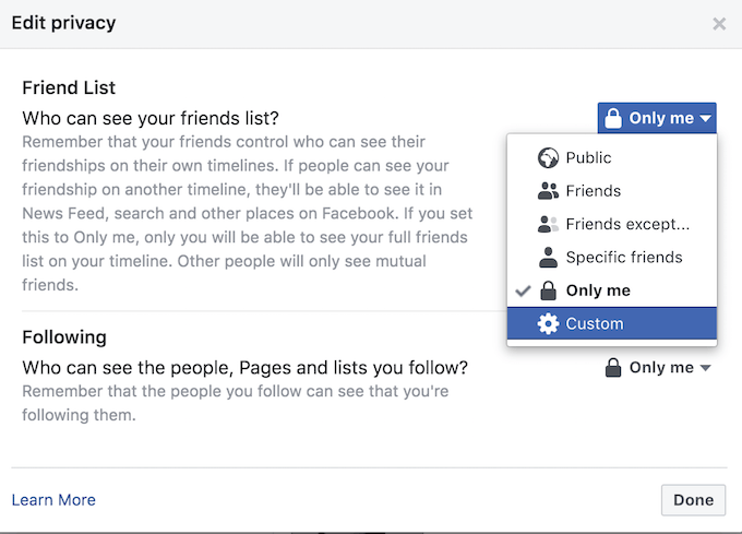 fb_custom_screenshot - Online Tech Tips Hide One Facebook Friend From Another image - fb_custom_screenshot