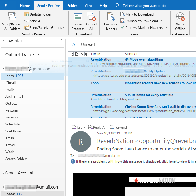 gmail-to-gmail-transfer-outlook - Online Tech Tips Use Your Desktop Email Client to Transfer Gmail Emails image 3 - gmail-to-gmail-transfer-outlook