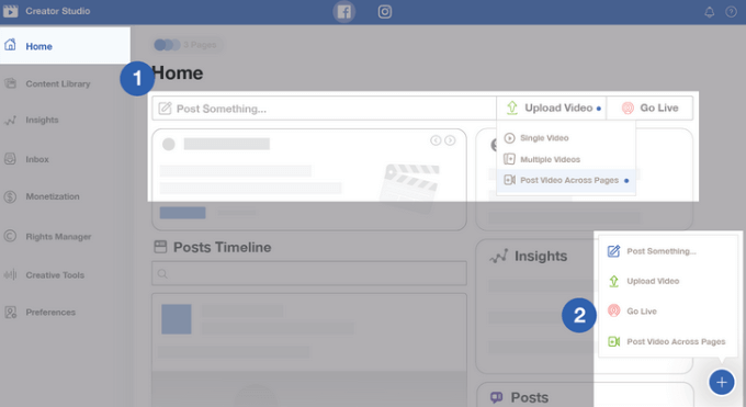 home-tab - Online Tech Tips Livestream on Facebook’s Creator Studio image - home-tab