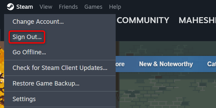how-to-fix-a-steam-library-not-loading-issue-4-compressed - Online Tech Tips Log Out and Back Into Your Steam Account image - how-to-fix-a-steam-library-not-loading-issue-4-compressed