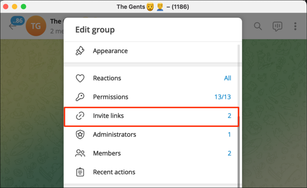 image - Online Tech Tips Steps to revoke Telegram group invitation link - image