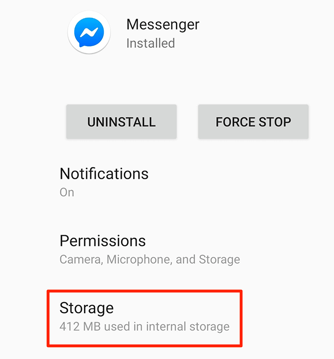 messenger-storage - Online Tech Tips Log Out Of Facebook Messenger On Android image 5 - messenger-storage