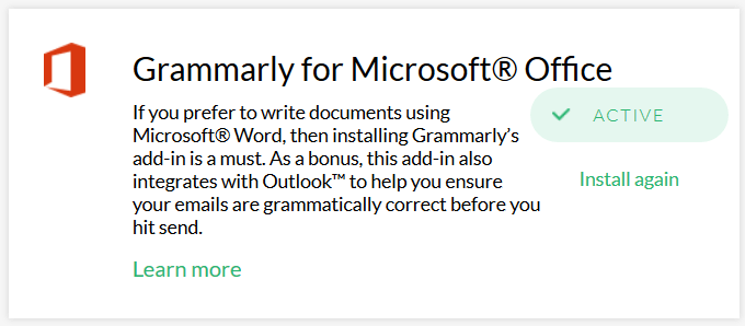 office-add-in - Online Tech Tips How To Use The Microsoft Grammarly App Add-In image 3 - office-add-in