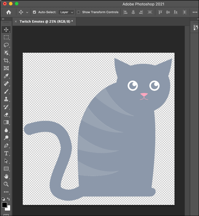 Photoshop-Canvas-Twitch-Emote-Example - Online Tech Tips How to Make Twitch Emotes Using Photoshop image 3 - Photoshop-Canvas-Twitch-Emote-Example