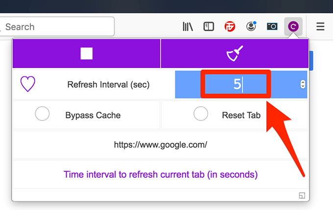 refresh-interval-firefox - Online Tech Tips Automatically Refresh Web Pages In Firefox image 3 - refresh-interval-firefox