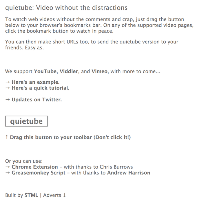 screenshot_quietube - Online Tech Tips Quietube image - screenshot_quietube