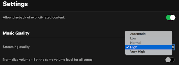 screenshot_spotify-music-quality - Online Tech Tips Set Your Preferred Music Quality image - screenshot_spotify-music-quality