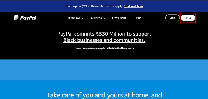 Set-Up-PayPal-1 - Online Tech Tips How To Set Up A PayPal Account image - Set-Up-PayPal-1