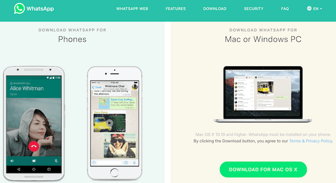 How Does Whatsapp Work And Why Use It?? image - whatsapp_site