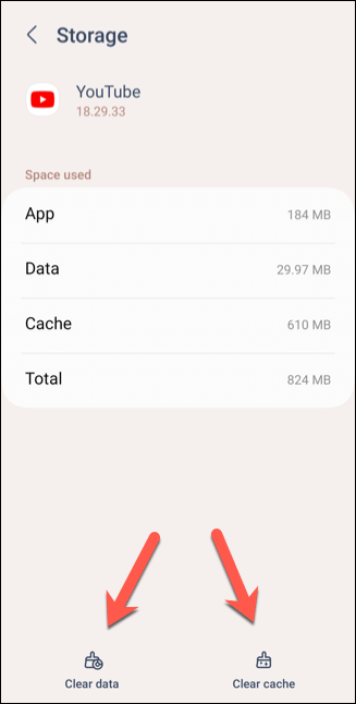 youtube-not-working-on-android-6-ways-to-fix-13-compressed - Online Tech Tips Clear the Data and Cache for the YouTube App image 4 - youtube-not-working-on-android-6-ways-to-fix-13-compressed